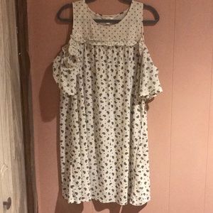 Cold shoulder dress